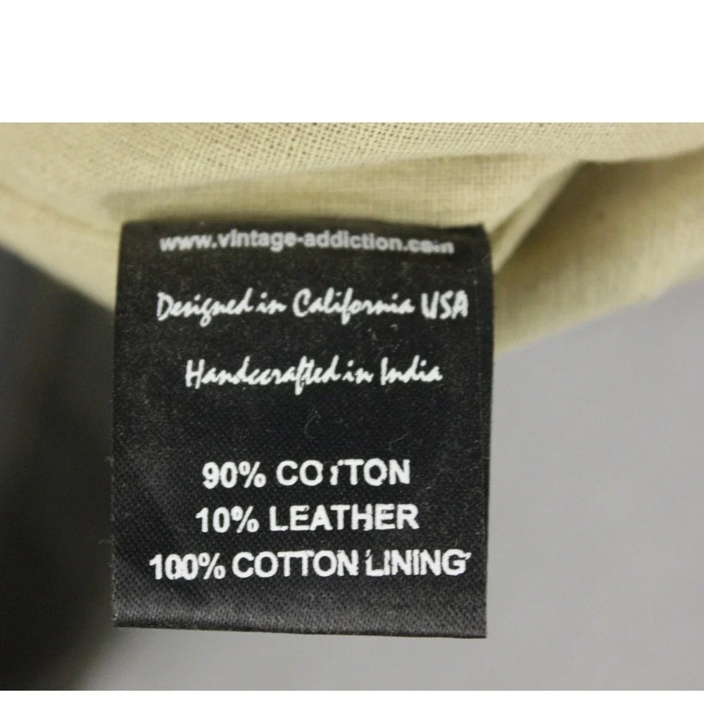 NWT Vintage Addiction Upcycled‎ Military Canvas Messenger Bag US Veteran Olive